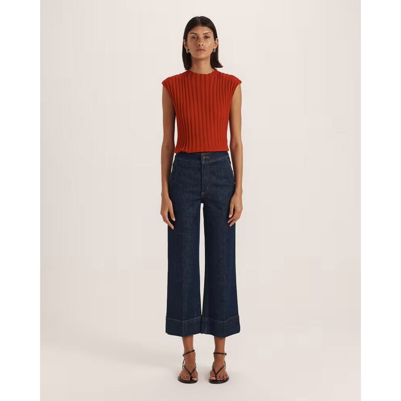 SABA Ava Cropped Wide Leg Jean image number 3